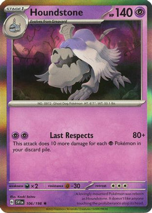 Houndstone - 106/null [SV01: Scarlet & Violet Base Set] Holofoil