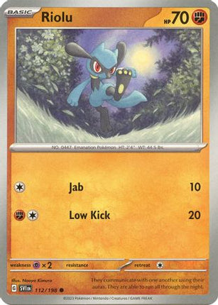 Riolu - 112/198 [SV01: Scarlet & Violet Base Set] Reverse Holofoil