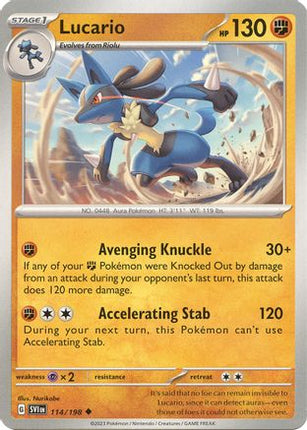 Lucario - 114/198 [SV01: Scarlet & Violet Base Set]