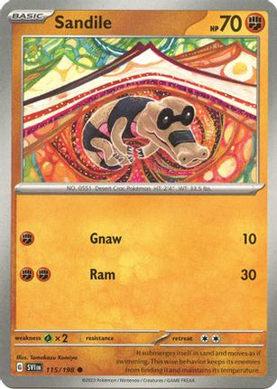 Sandile - 115/198 [SV01: Scarlet & Violet Base Set]