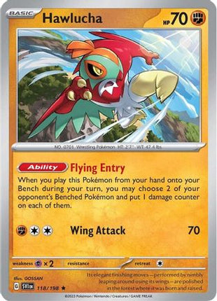 Hawlucha - 118/null [SV01: Scarlet & Violet Base Set] Reverse Holofoil