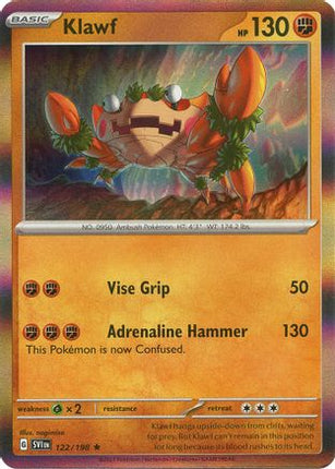 Klawf - 122/198 [SV01: Scarlet & Violet Base Set] Reverse Holofoil