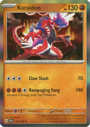 Koraidon - 124/null [SV01: Scarlet & Violet Base Set] Holofoil