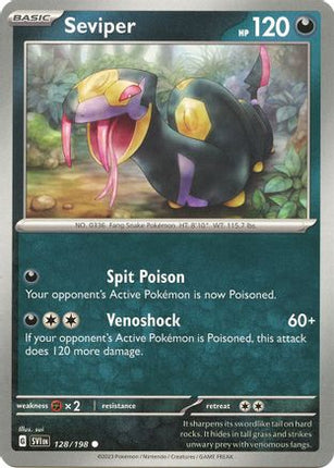 Seviper - 128/null [SV01: Scarlet & Violet Base Set] Reverse Holofoil