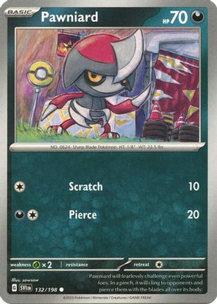 Pawniard - 132/null [SV01: Scarlet & Violet Base Set] Reverse Holofoil