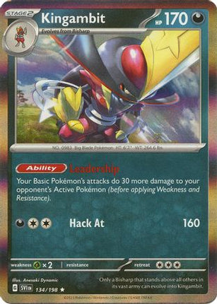 Kingambit - 134/198 [SV01: Scarlet & Violet Base Set] Reverse Holofoil
