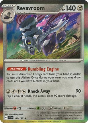 Revavroom - 142/null [SV01: Scarlet & Violet Base Set] Holofoil