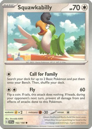 Squawkabilly - 162/null [SV01: Scarlet & Violet Base Set] Reverse Holofoil