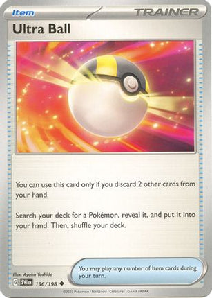 Ultra Ball - 196/null [SV01: Scarlet & Violet Base Set] Reverse Holofoil