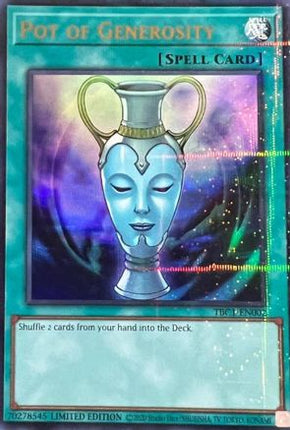Pot of Generosity [TBC1-EN002] Ultra Rare Limited