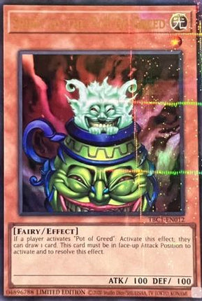 Spirit of the Pot of Greed [TBC1-EN012] Ultra Rare Limited