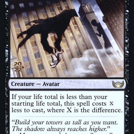 Shadow of Mortality [Streets of New Capenna Promos] Prerelease Foil