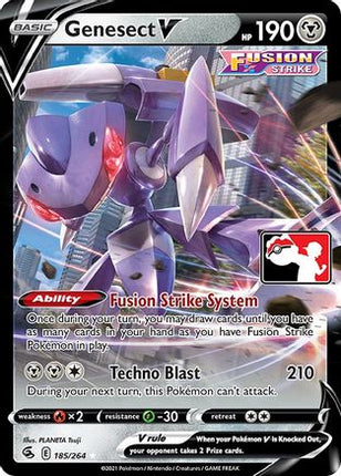 Genesect V 185- Prize Pack Series Cards Holofoil