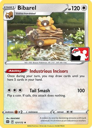 Bibarel - 121/172 [Prize Pack Series Cards]
