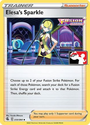 Elesa's Sparkle 233- Prize Pack Series Cards Holofoil