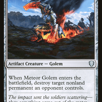 Meteor Golem [Commander Legends]