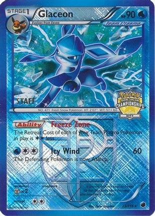 Glaceon - 23/116 (City Championships) [Staff] [League & Championship Cards] Holofoil