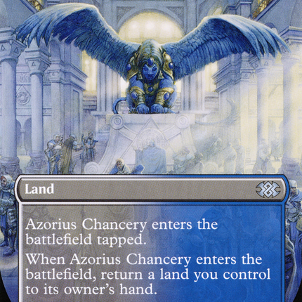 Azorius Chancery (Borderless) [Double Masters 2022]