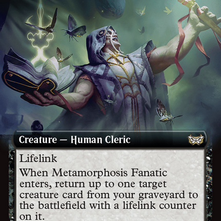 Metamorphosis Fanatic (Extended Art, miracle) [Duskmourn: House of Horror Commander]