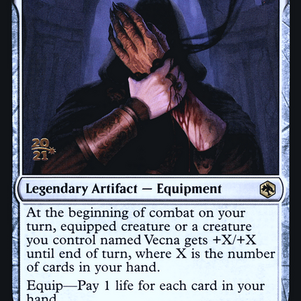Hand of Vecna [Adventures in the Forgotten Realms Promos] Prerelease Foil