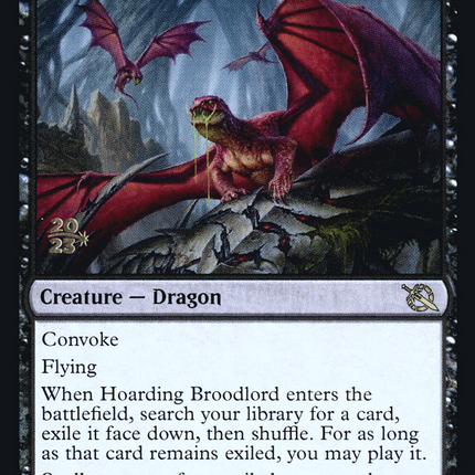 Hoarding Broodlord [March of the Machine Promos] Prerelease Foil