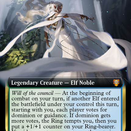 Galadriel, Elven-Queen (Extended Art) [Tales of Middle-earth Commander]