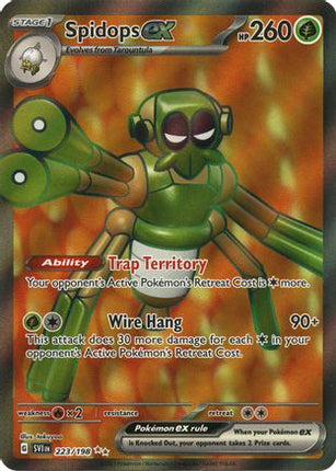 Spidops ex - 223/198 [SV01: Scarlet & Violet Base Set] Holofoil