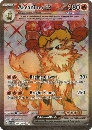 Arcanine ex - 224/198 [SV01: Scarlet & Violet Base Set] Holofoil