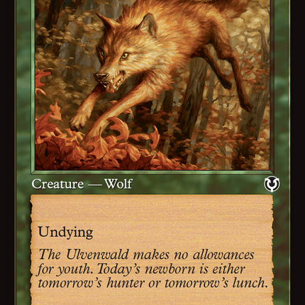 Young Wolf (Retro Frame) [Innistrad Remastered] Foil