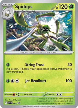 Spidops - 009 - 9/null [SV: Scarlet & Violet Promo Cards] Holofoil
