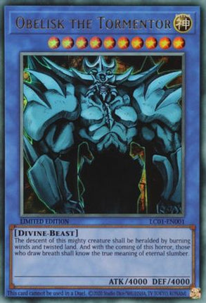 Obelisk the Tormentor (25th Anniversary Edition) (Ultra Rare) [LC01-EN001] Limited