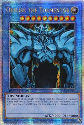 Obelisk the Tormentor (Quarter Century Secret Rare)  [LC01-EN001] Limited