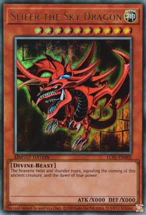 Slifer the Sky Dragon (25th Anniversary Edition) (Ultra Rare) [LC01-EN002] Limited