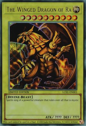The Winged Dragon of Ra (25th Anniversary Edition) (Ultra Rare) [LC01-EN003] Limited