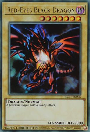 Red-Eyes Black Dragon (25th Anniversary Edition) (Ultra Rare) [LC01-EN006] Limited