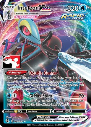 Inteleon VMAX 79- Prize Pack Series Cards Holofoil