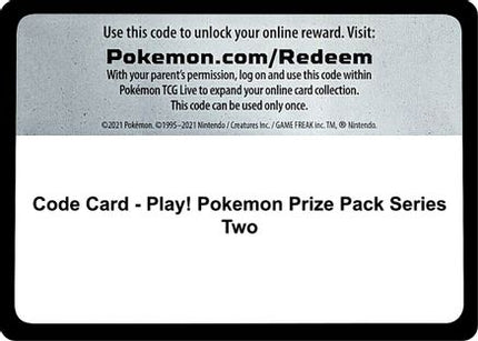 Code Card Play! Pokemon Prize Pack Series Two undefined- Prize Pack Series Cards