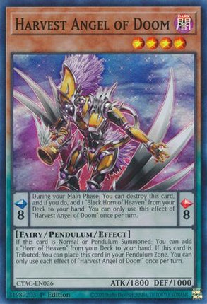 Harvest Angel of Doom (Super Rare) [CYAC-EN026] 1st Edition