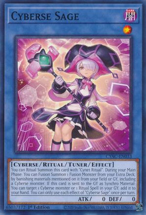 Cyberse Sage (Common / Short Print) [CYAC-EN033] 1st Edition