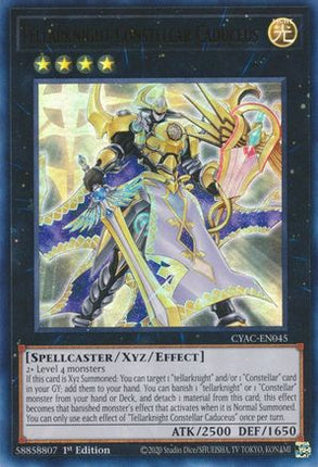 Tellarknight Constellar Caduceus (Ultra Rare) [CYAC-EN045] 1st Edition