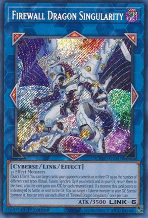 Firewall Dragon Singularity (Secret Rare) [CYAC-EN047] 1st Edition