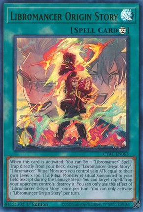 Libromancer Origin Story (Ultra Rare) [CYAC-EN063] 1st Edition
