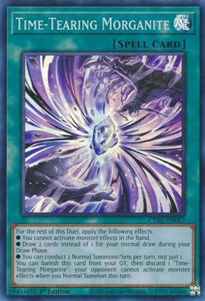 Time-Tearing Morganite (Super Rare) [CYAC-EN067] 1st Edition