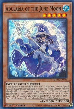 Adularia of the June Moon (Super Rare) [CYAC-EN095] 1st Edition