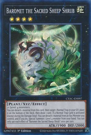 Baromet the Sacred Sheep Shrub (Super Rare) [CYAC-EN097] 1st Edition