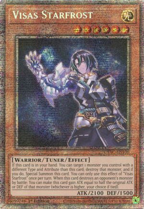 Visas Starfrost (Starlight Rare)  [CYAC-EN100] 1st Edition