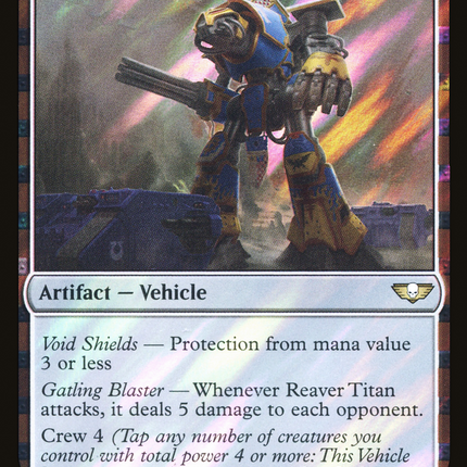 Reaver Titan [Warhammer 40,000 Commander] Surge Foil
