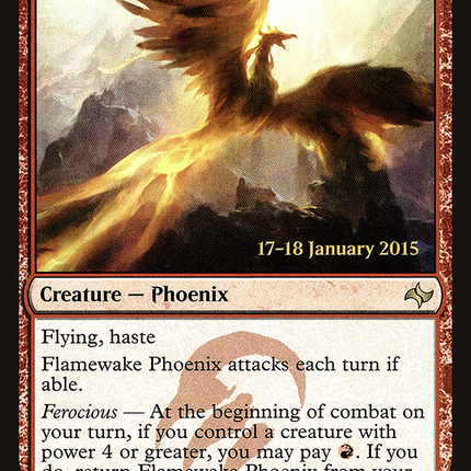 Flamewake Phoenix [Fate Reforged Promos] Prerelease Foil