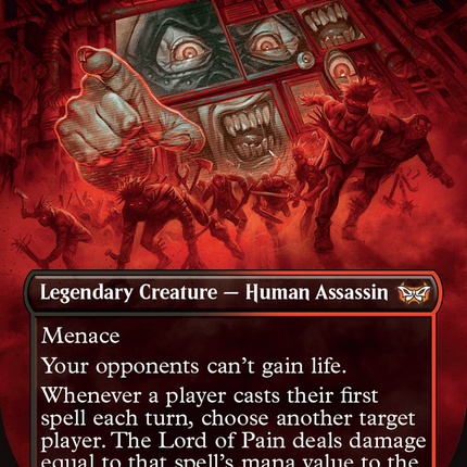 The Lord of Pain (Borderless) [Duskmourn: House of Horror Commander] Foil