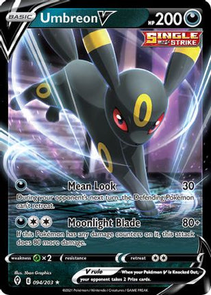 Umbreon V - 094/203 (Non-Holo) [Deck Exclusives]